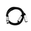 OMNITRONIC Adaptor Cable XLR (F)/2xXLR(M) 0.5 m Black