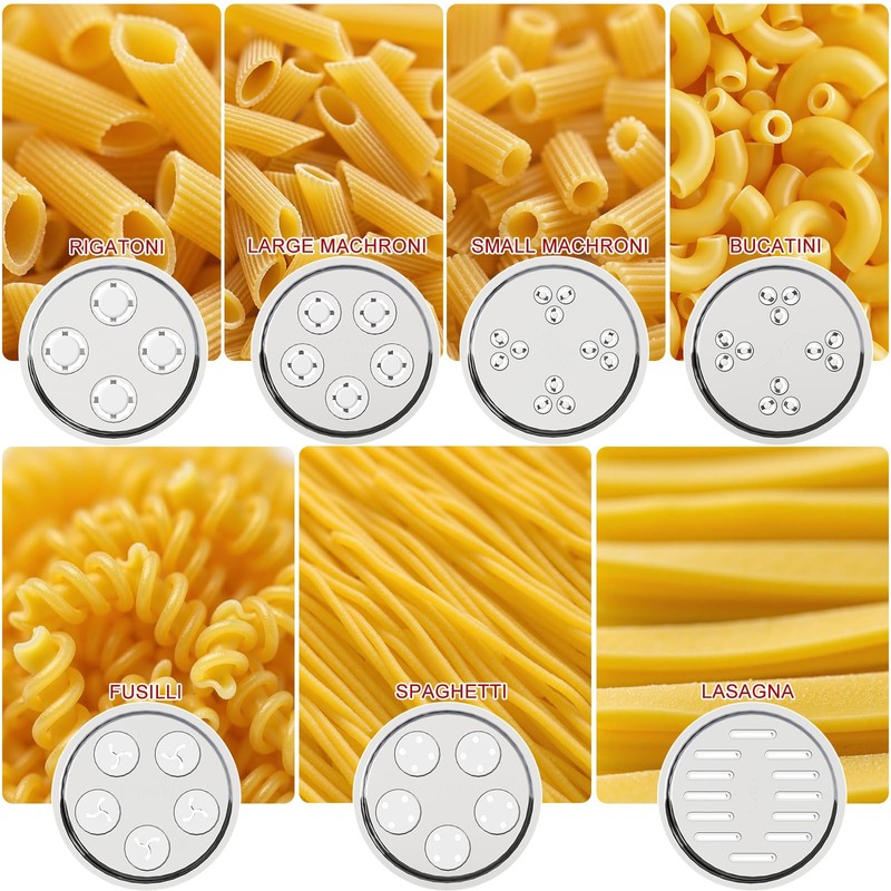 Fedowal Gourmet Pasta Press Attachment for Kitchenai Stand Mixer, Pasta