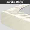 Prime Linens Extra Deep 30Cm Plain Fitted Sheet, Elastic Pocket
