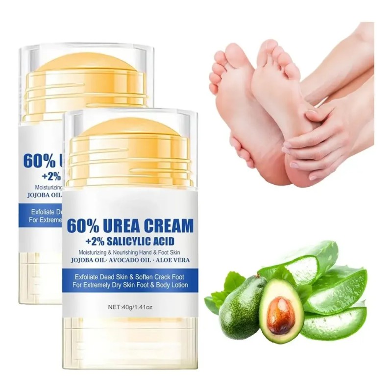 Crema Exfoliante Hidratante Para Pies Con 60% De Urea