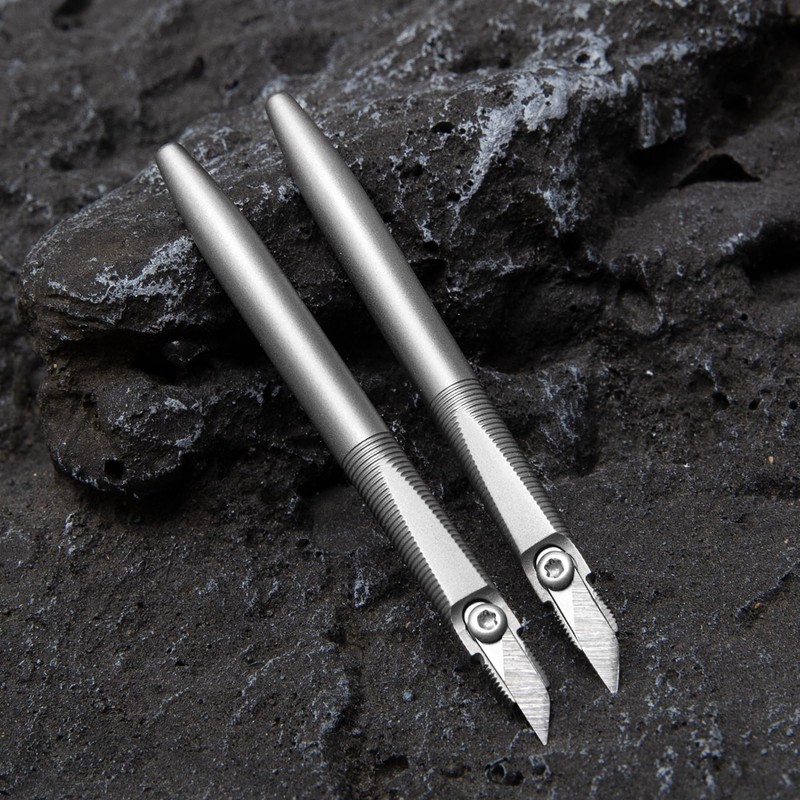 Tenchilon T32 Mini Keychain EDC Utility Knife, 3.2 inch Cylinde