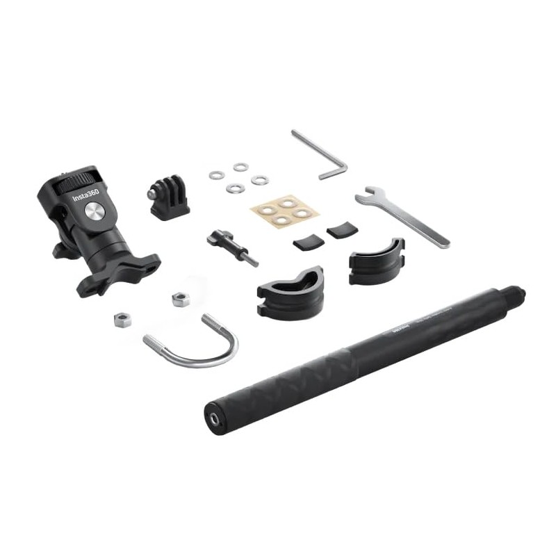 Insta360 Motorcycle U-Bolt Mount and Invisible Selfie Stick for One