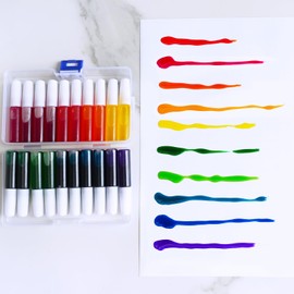 Winlyn 24 Sets Cat Suncatcher Ornaments Decorations DIY Window Paint Art Craft Kits Rainbow Kitten Sun Catchers Painting Kit for Kids Classroom Activities Birthday Summer Camping Party Art Project