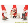 [Nordika Nisse norudyika nisse] christmas wooden doll (Guitar with Santa/nrd120068)