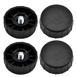 4 PCS Bump Head Knob Set Compatible with MTD Craftsman Troy-Bilt Ryobi Yard Man Yard Machines Trimmer Replace 791-147153 791-153066 791-153066B
