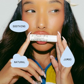 DedCool Jumbo Vegan Lip Balm Stick, Flavored Coconut Oil Lip Balm, Long Lasting, Moisturization, Hydrates Dry & Chapped Lips, Vegan, Natural, Clean, Non-Toxic, Fragrance For All (Banana Kush)