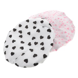 Baluue 2pcs Selfheating Hair Cap Women Tin Foil Hair Hat Deep Conditioning Static Bathing Hat Headwear for Women Sleep Cap