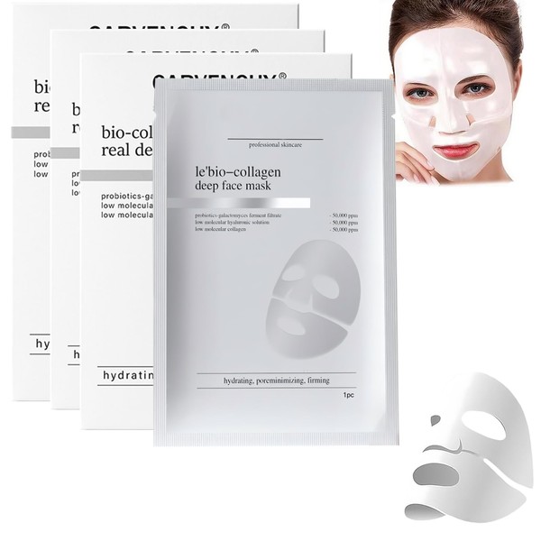3Pcs Nifora Bio Collagen Mask Korean Hydrating Sheet for Pore