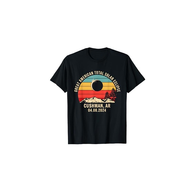 Cushman, AR Arkansas Total Solar Eclipse 2024 T-Shirt