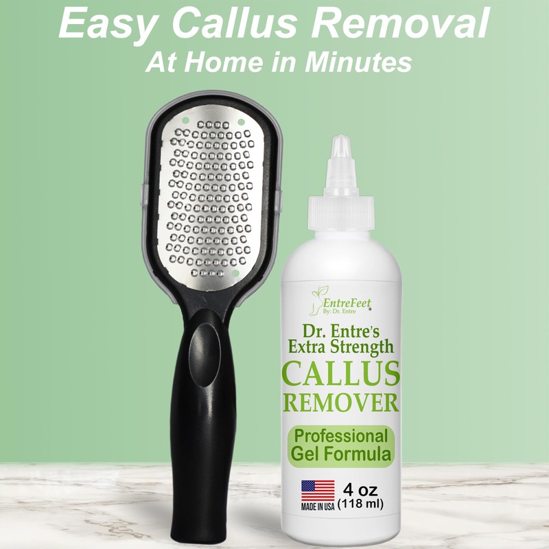 Dr. Entre's Callus Remover Gel & Foot File: Extra Strength