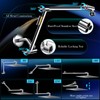 16" Stainless Steel Shower Arm Extension, Adjustable Showerhead Holder, 360°