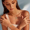 FANCIME Emerald Bracelet May Birthstone Bracelet for Women 925 Sterling