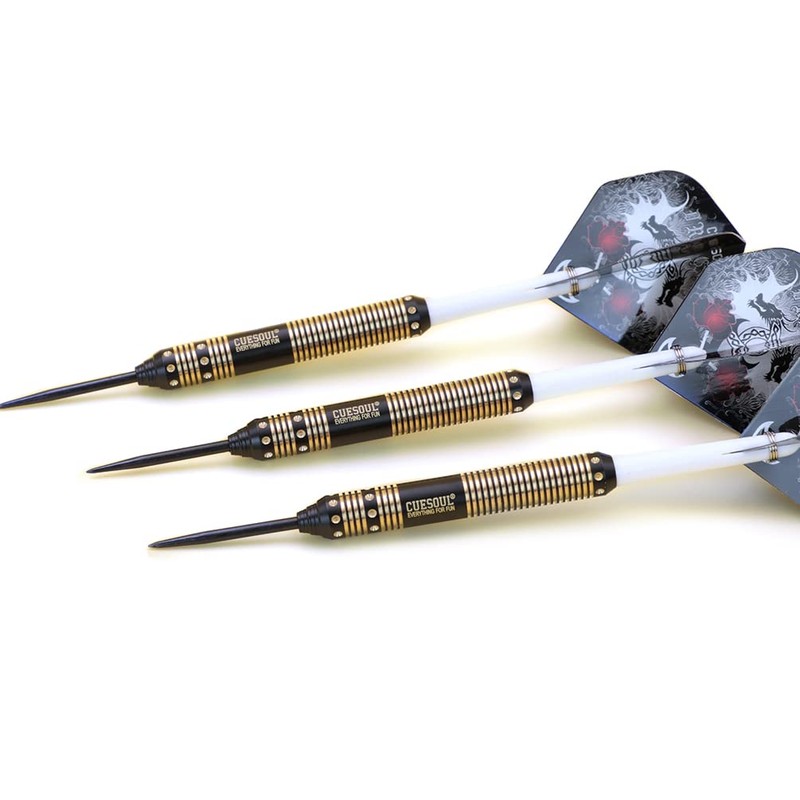 Cuesoul Dragon Deluxe Brass Steel Darts, 21 Grams