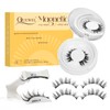 Reusable Magnetic Eyelashes with Applicator, Natural Look, Magnetic Eyelash Set,