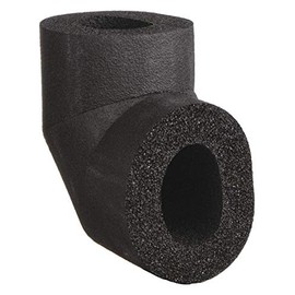 2" x 59/64" Elastomeric Elbow Pipe Fitting Insulation, (Pack of Four) 1/2" Wall