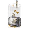 Clear Acrylic Piggy Bank, Digital Piggy Bank for Adults Clear