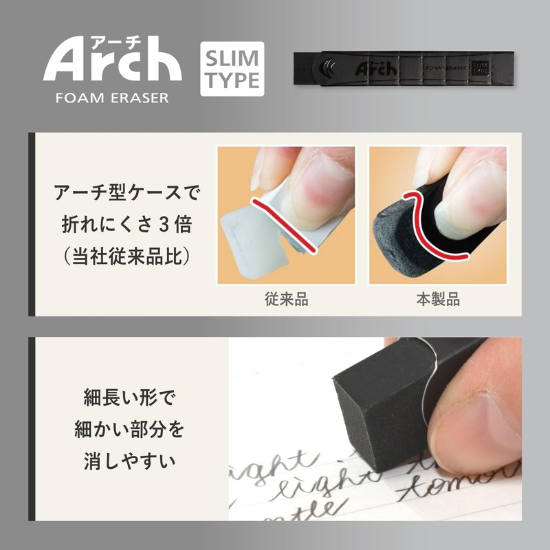 Sakura Crepas Pencil Lightle Limited 0.5mm Red (Eraser, Arch Slim