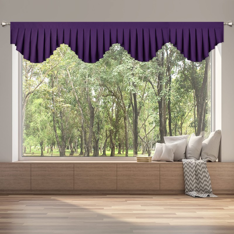 OYRING Blackout valances for windows Energy Efficient Rod Pocket Curtain