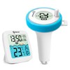 Pavlleen Wireless Pool Thermometer, Digital Indoor Temperature Receiver, Wireless Floating