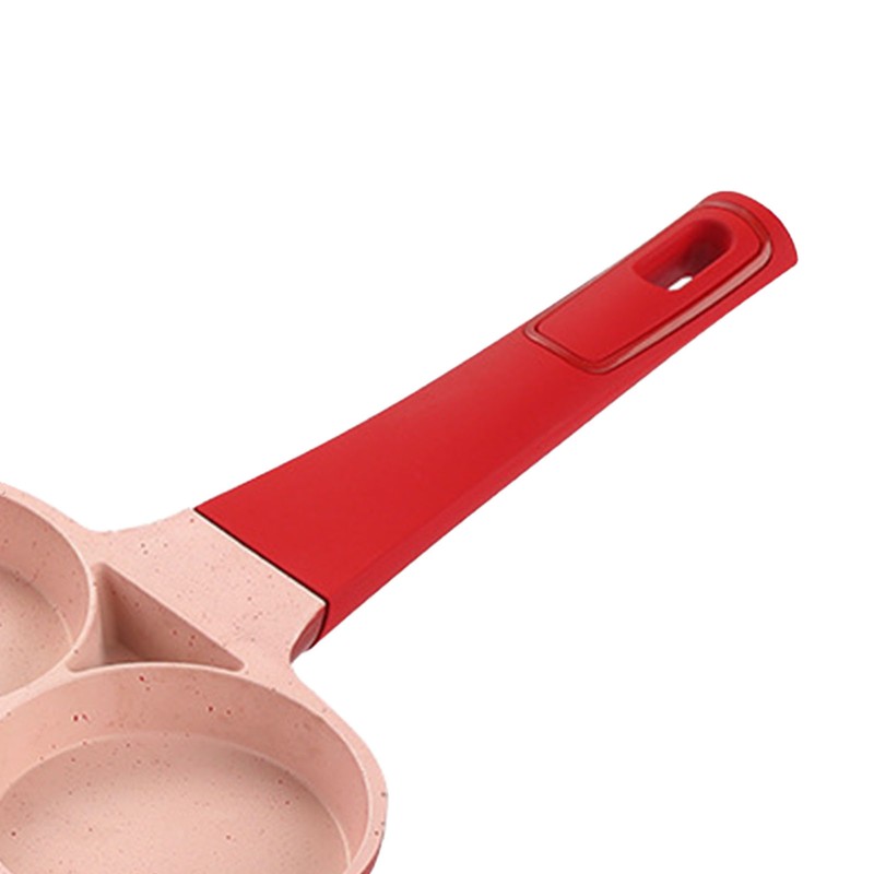 4 Hole Egg Frying Cooker Pan Non Stick Flat Bottom