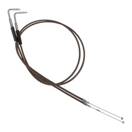 35.4" 39" 43" 47" 51" 55" 59" Stainless Steel Throttle Cable Wire Kit Idle Cable Compatible with Harley Dyna Softail XL 883 1200 Fat Boy Heritage Road King Throttle Clutch Cable Wire (51")