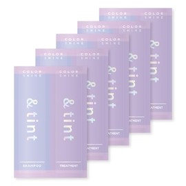&tint Trial Set of 5 & tint [Color Shine] Travel Set (SP & TR Trial, 0.3 fl oz (10 ml) + 0.4 oz (10 g) for Travel, 5 Trials