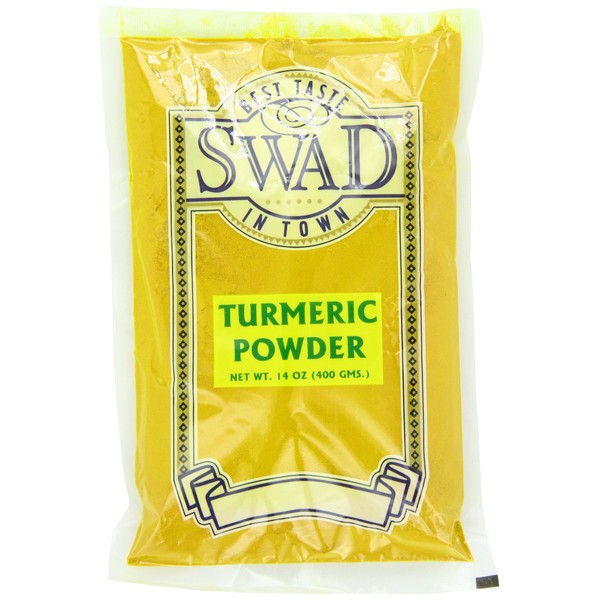 Swad Turmeric Powder, 14-Ounce (Pack of 5)