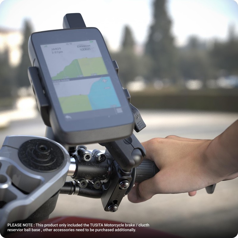 TUSITA Motorcycle Brake Clutch Reservoir Ball Base B Size 1"