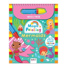 Mermaids Magic Painting Book | Water Colouring Books for Children | Travel Toys for Toddlers | Mess Free Colouring | Mermaid Activity Book Ages 3+