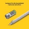 TechniSat Pack of 20 F-Compression Connectors 4.9 - High-Quality F-Connector