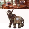 1pc Lucky Wealth Elephant, Ornaments Statue Sculpture Feng Shui Wood