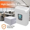 Bonsaii Quiet Cross-Cut Shredder, Ideal for Home Offices, Low-Noise Shredder,
