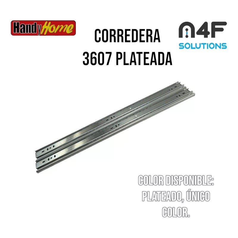 Handyhome Corredera Cajón Handy Home 55cm X 4.5cm 1paquete 2pz