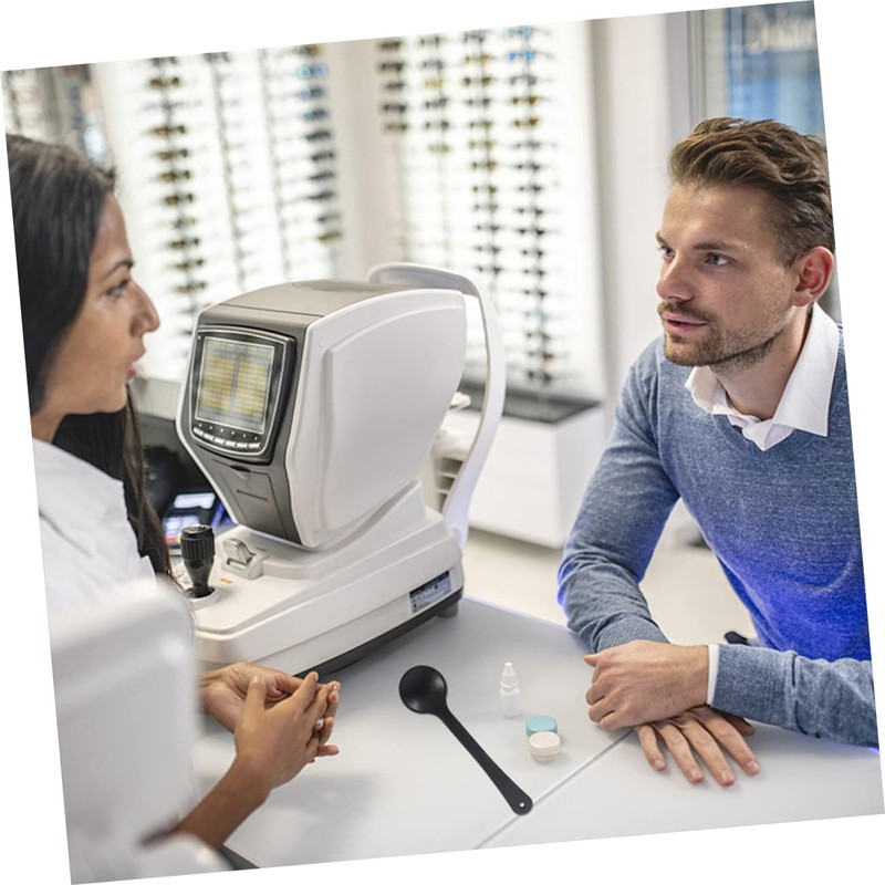 Baluue 2sets Handheld Plastic Eye Occluder Eye Exam Tool Portable