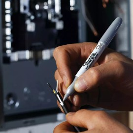 Sharpie Metallic Permanent Markers Durable Fine Point Assorted Colors 6-Count