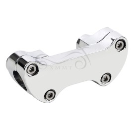 Unbranded Motorcycle 1 1/2" Handlebar Risers w/ Top Clamp Fit For Harley Dyna FXDL Softail