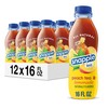 Snapple Peach Tea Lemonade, 16 fl oz, Pack of 12