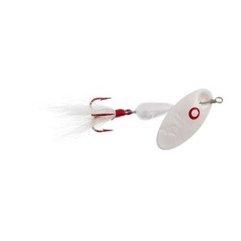 Panther Martin Classic Dressed White Feather Albino Red Hook Fishing Spinner PMABWF_4_S Classic Dressed White Feather Red Hook Fishing Spinner
