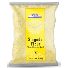 Rani Singoda Flour (Chetsnut Flour) 14oz (400g) ~ All Natural | Vegan | Gluten Friendly | NON-GMO | Kosher | Indian Origin