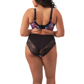 Elomi Women's Plus Size Lucie Stretch Lace Underwire Plunge Bra, Cherry Blossom, 38H