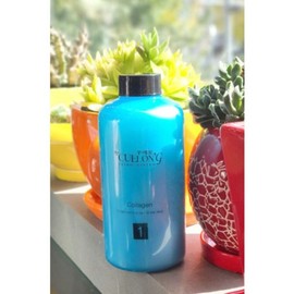 Queerong slightly acidic perm heat perm supplement setting perm perm collagen hair professional use 500ml, 1 piece / 꾸에롱약산성펌 열펌보조제 셋팅펌 파마 콜라겐 모발전문가용 500ml, 1개