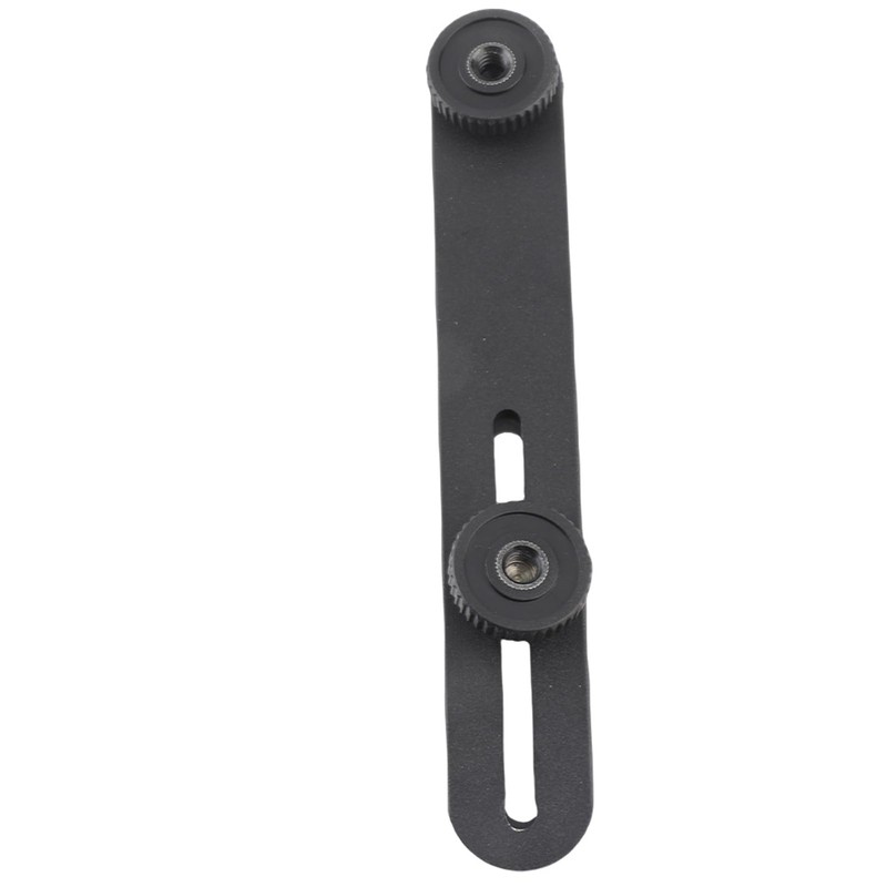 Akozon Dual Flash Bracket Extension Bar, Flash Bracket Tripod Mounting