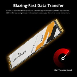 Timetec 256GB SSD NVMe PCIe Gen3x4 8Gb/s M.2 2280 3D NAND High Performance SLC Cache Read/Write Speed Up to 2,000/1,600 MB/s Internal Solid State Drive for PC Laptop and Desktop (Pinnacle)