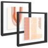 Frametory, 8x8 Floating Picture Frame - Metal Photo Frame -