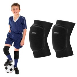 YEEKORO Kids Knee Pads with Thicken Pad Knee Support Sleeve for Kids Soft Warmer Knee Protective Pads for Running Basketball Cycling Skating Snowboarding,M