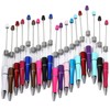 【P190】10PCS Creative DIY empty tube crystal plastic beaded ballpoint pen:_ZK28107.5