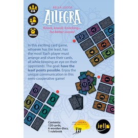 IELLO | Allegra | Card Game | Ages 8+ | 2-6 Players | 30 Minutes Playing Time