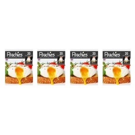 POACHIES Egg Poaching x 4-80 Bags, Fabric, 17x13.5x2 cm