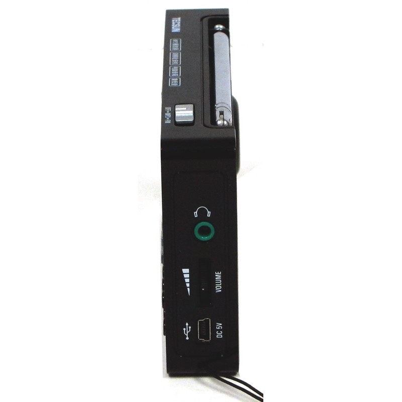 Tecsun D3 Rechargeable FM Radio with ETM, MP3 Player with