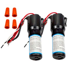 RCO210 3 in 1 Hard Start Capacitor Replacement Compatible with Freezer Fridge Universal Starter Home Improvement Relay Overload 1/12 hp- 1/2 hp Compressors Voltage-120VAC(2 pcs)